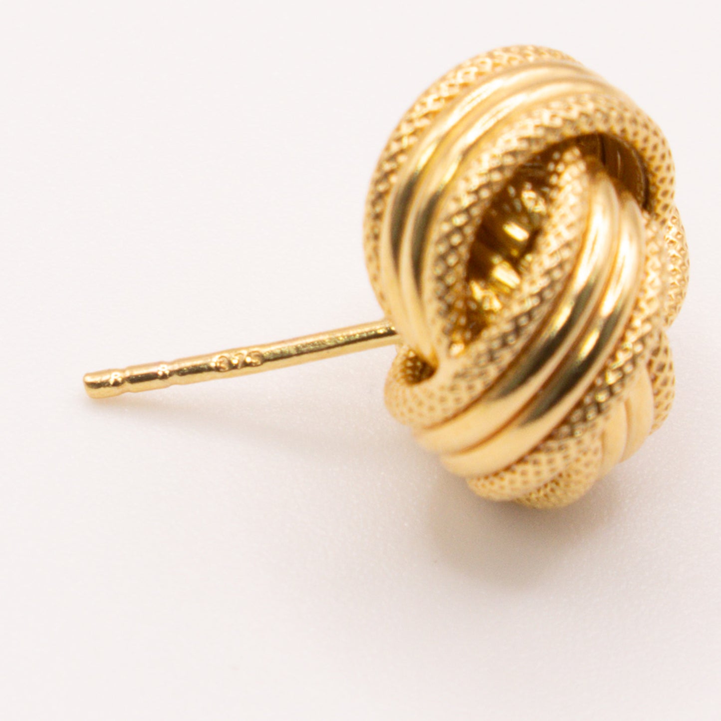 Second-Hand 9ct Yellow Gold Knot Stud Earrings