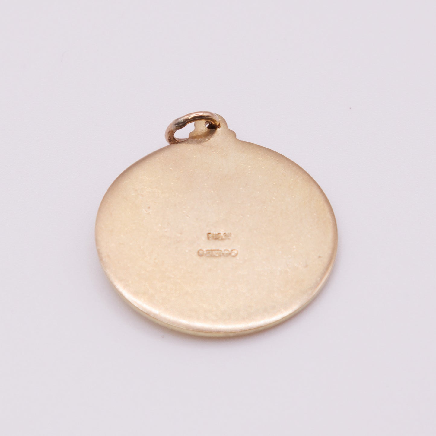 Second-Hand 9ct Yellow Gold Raised Relief St Christopher Pendant