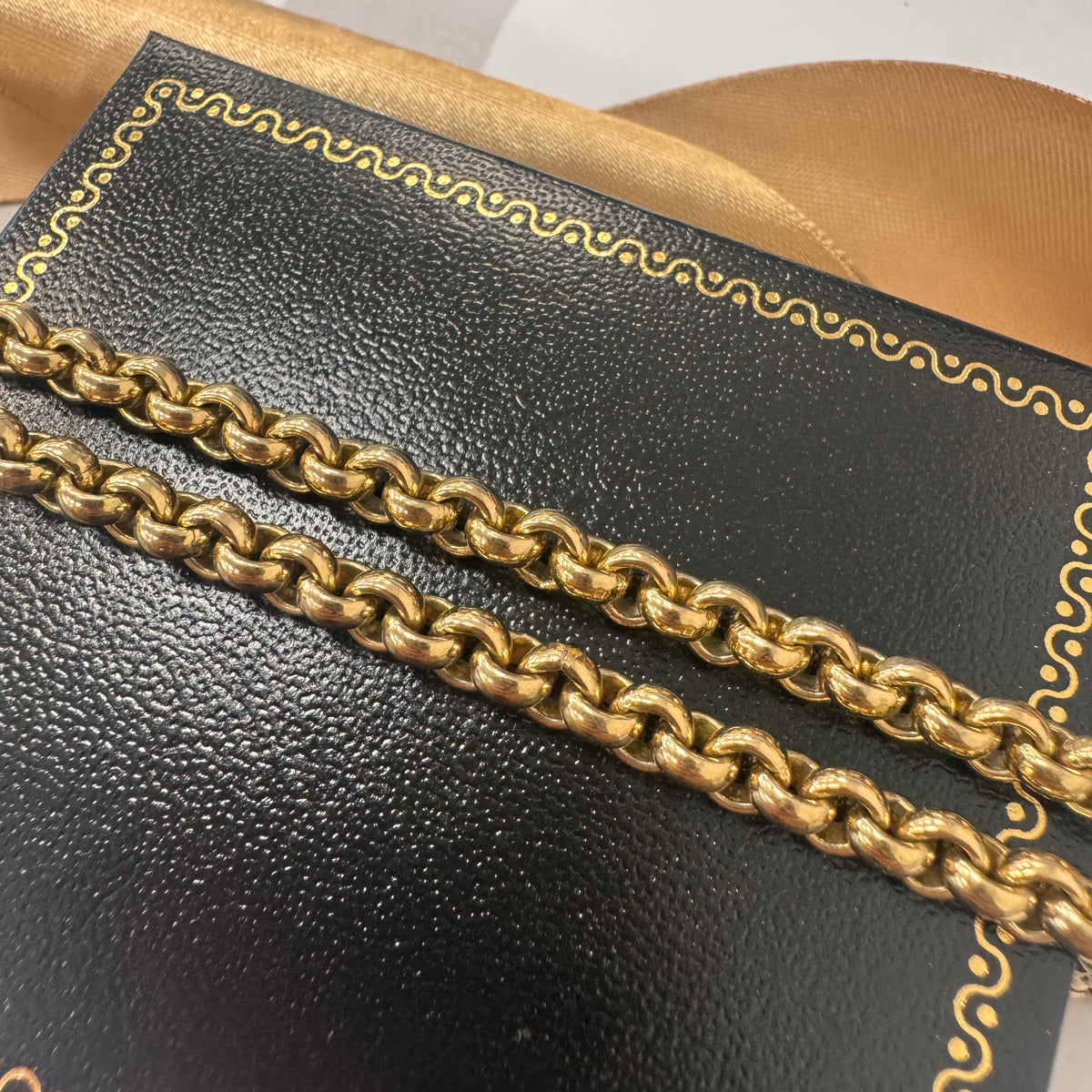 9ct Yellow Gold Belcher Chain – 24 Inches