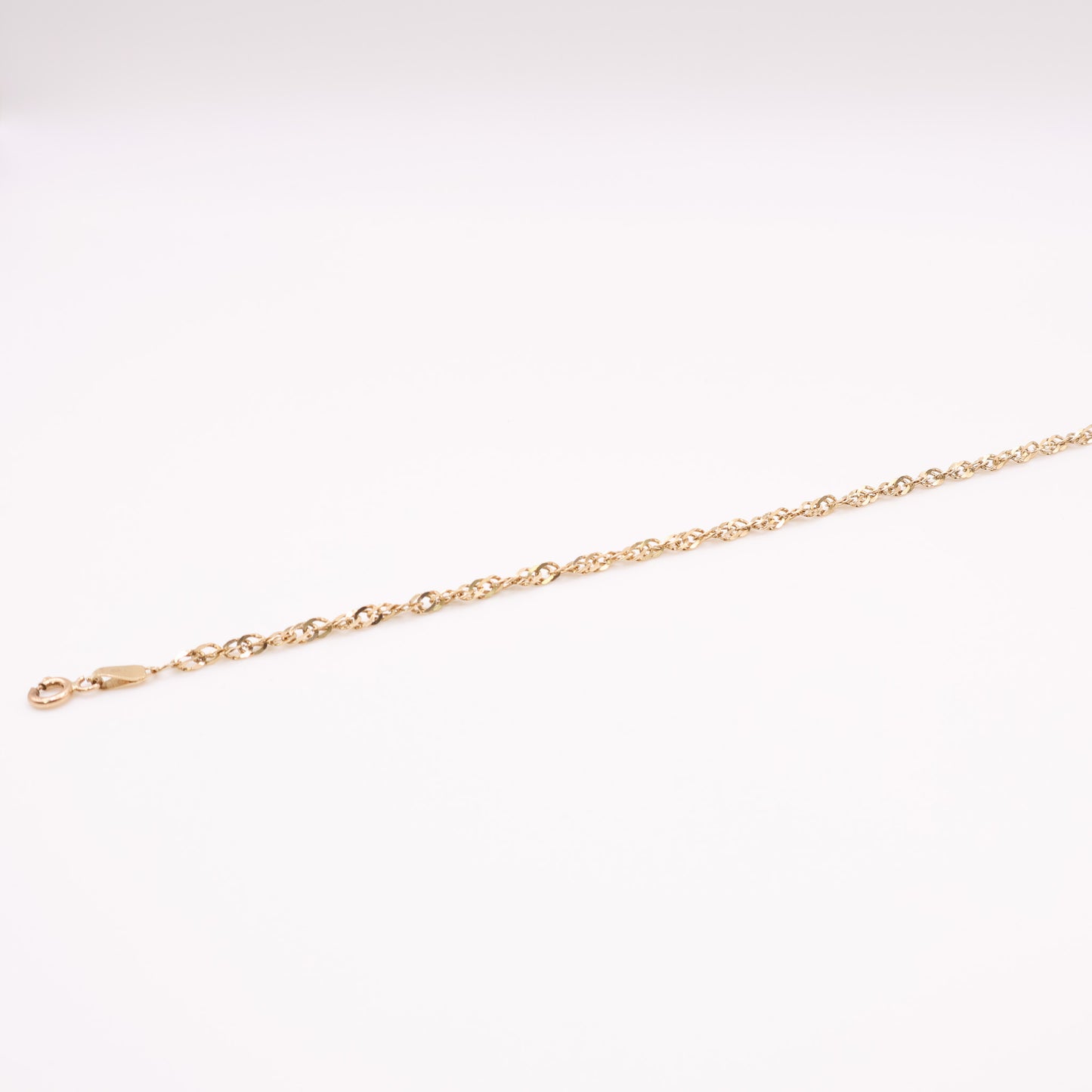 Second-Hand 9ct Yellow Gold Twisted Curb Bracelet
