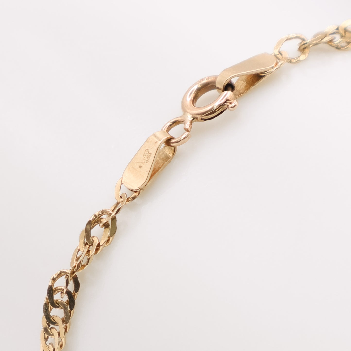 Second-Hand 9ct Yellow Gold Twisted Curb Bracelet