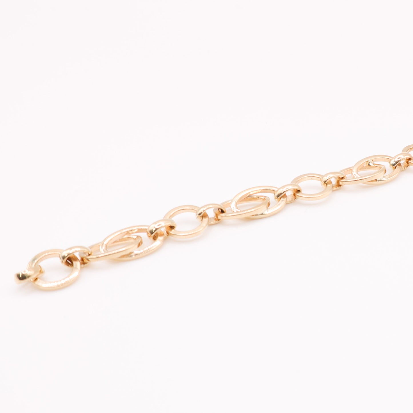 Second-Hand 9ct Yellow Gold Double Oval Link Bracelet