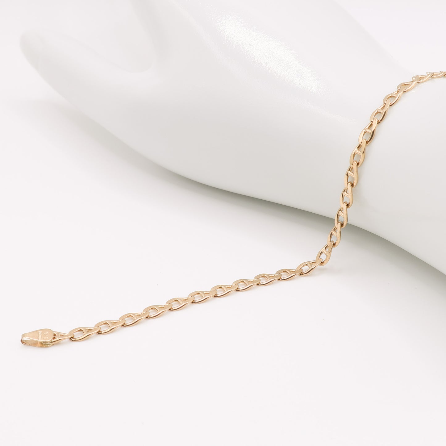 Second-Hand 9ct Yellow Gold Mariner Link Bracelet