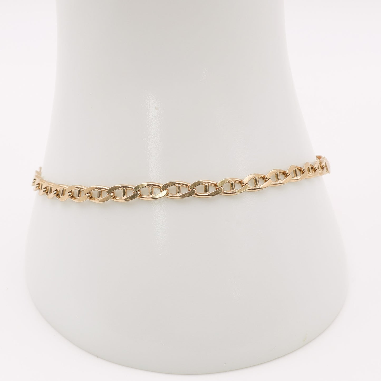 Second-Hand 9ct Yellow Gold Mariner Link Bracelet