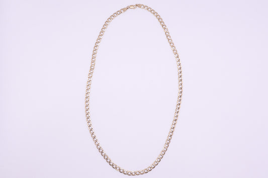 9ct Yellow Gold Curb Chain - 20 Inch