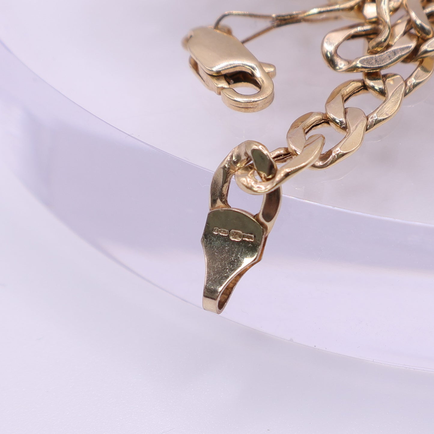 Second-Hand 9ct Yellow Gold Curb Chain Necklace