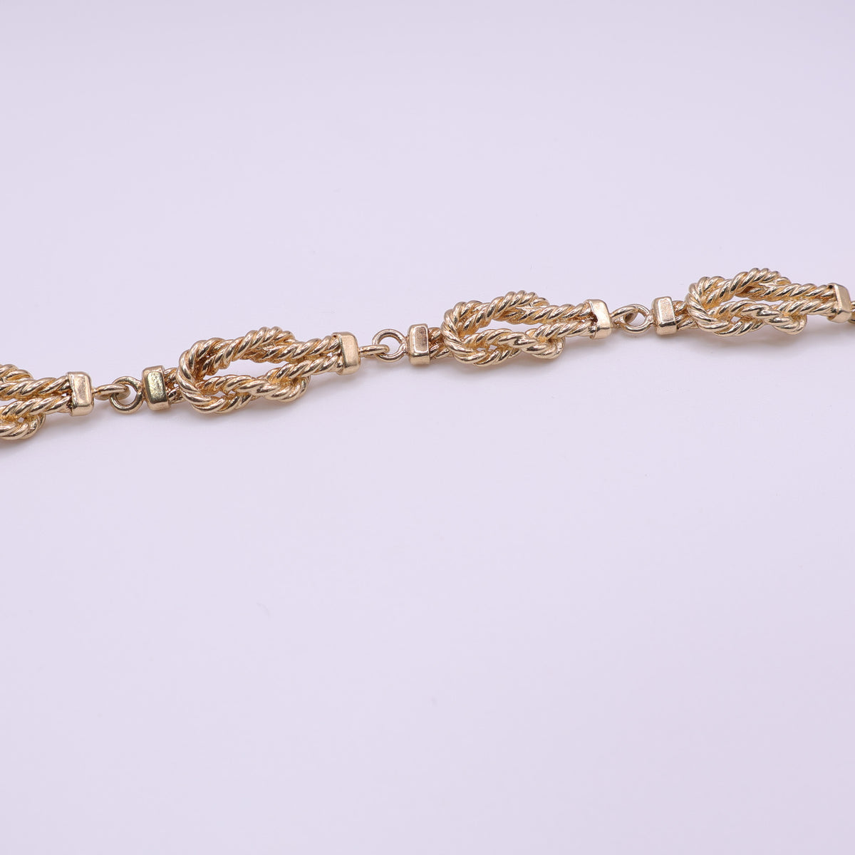 9ct Yellow Gold Twisted Link Bracelet