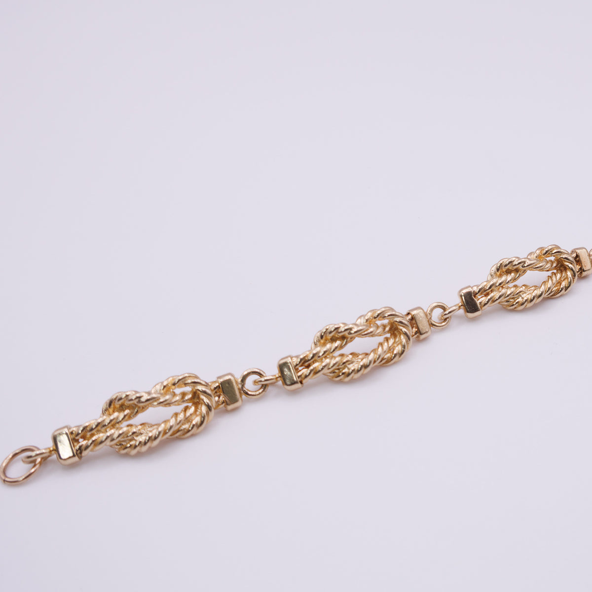 9ct Yellow Gold Twisted Link Bracelet