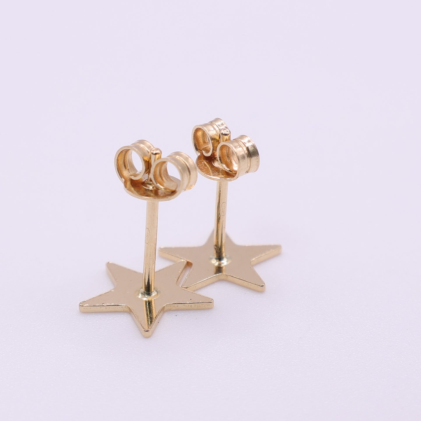 Second Hand 18ct Yellow Gold Star Stud Earrings