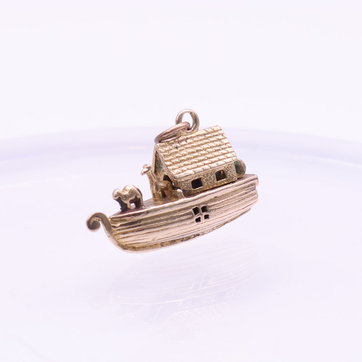 9ct Yellow Gold Noah’s Ark Charm Pendant