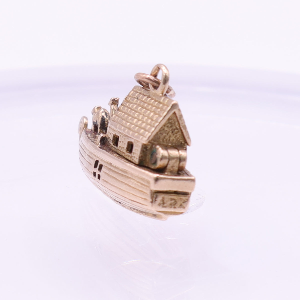 9ct Yellow Gold Noah’s Ark Charm Pendant