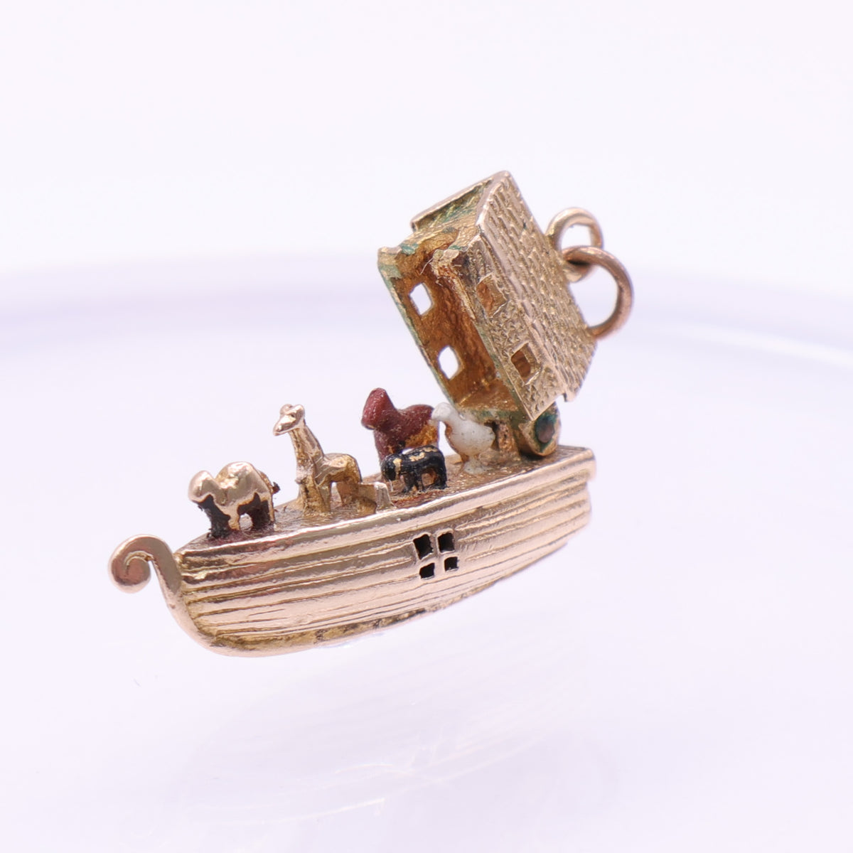 9ct Yellow Gold Noah’s Ark Charm Pendant