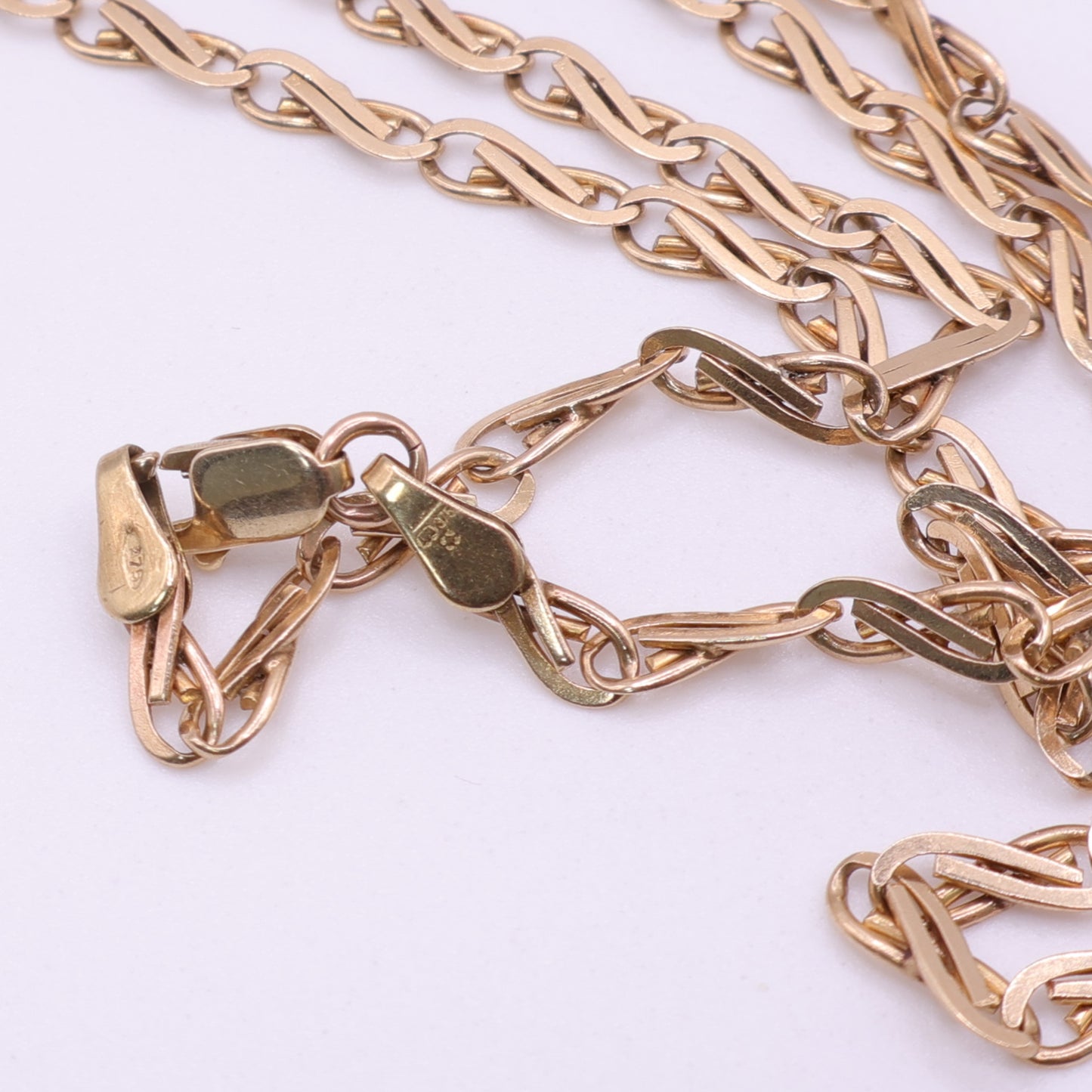 Second-Hand 9ct Yellow Gold Fancy Link Chain