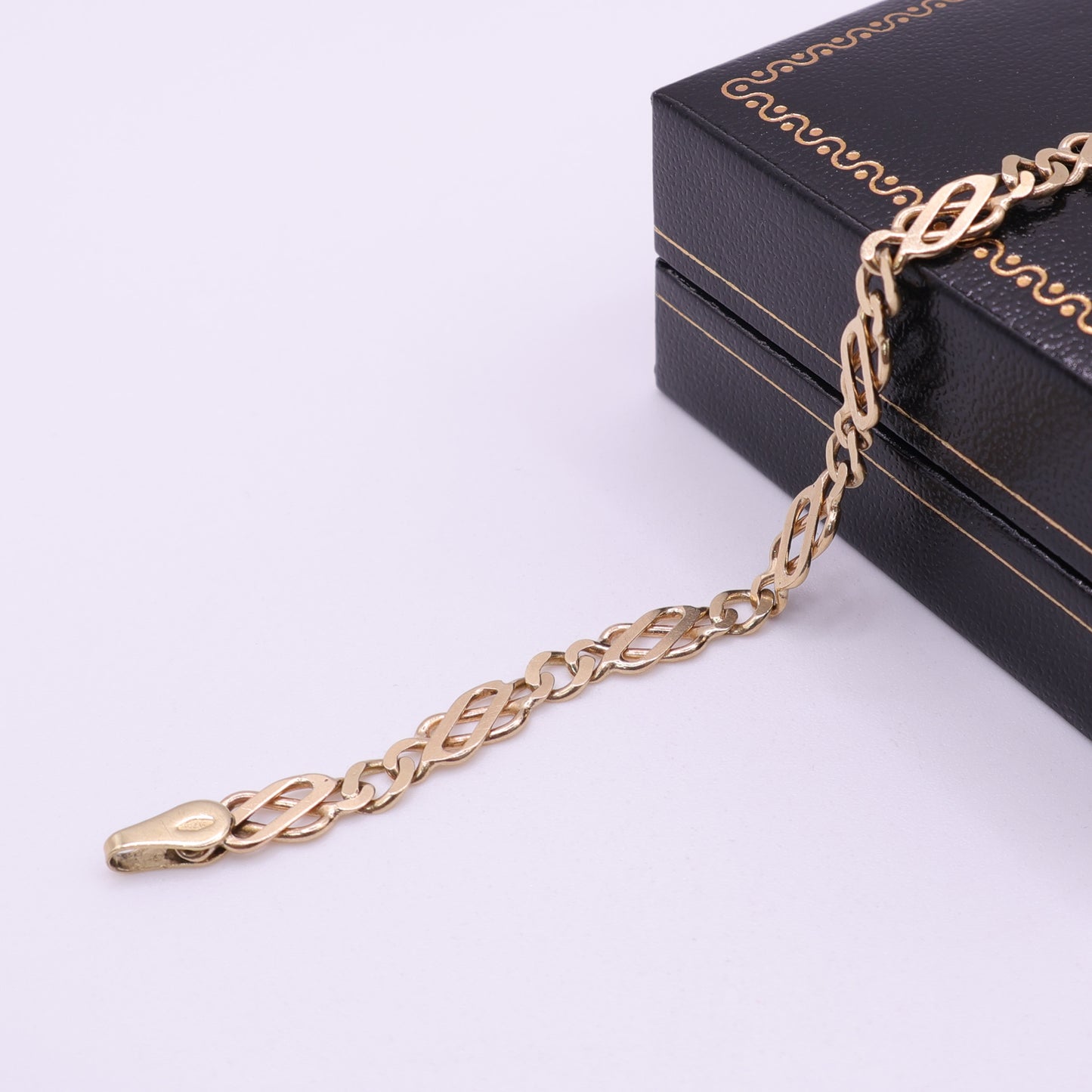 9ct Yellow Gold Fancy Link Bracelet