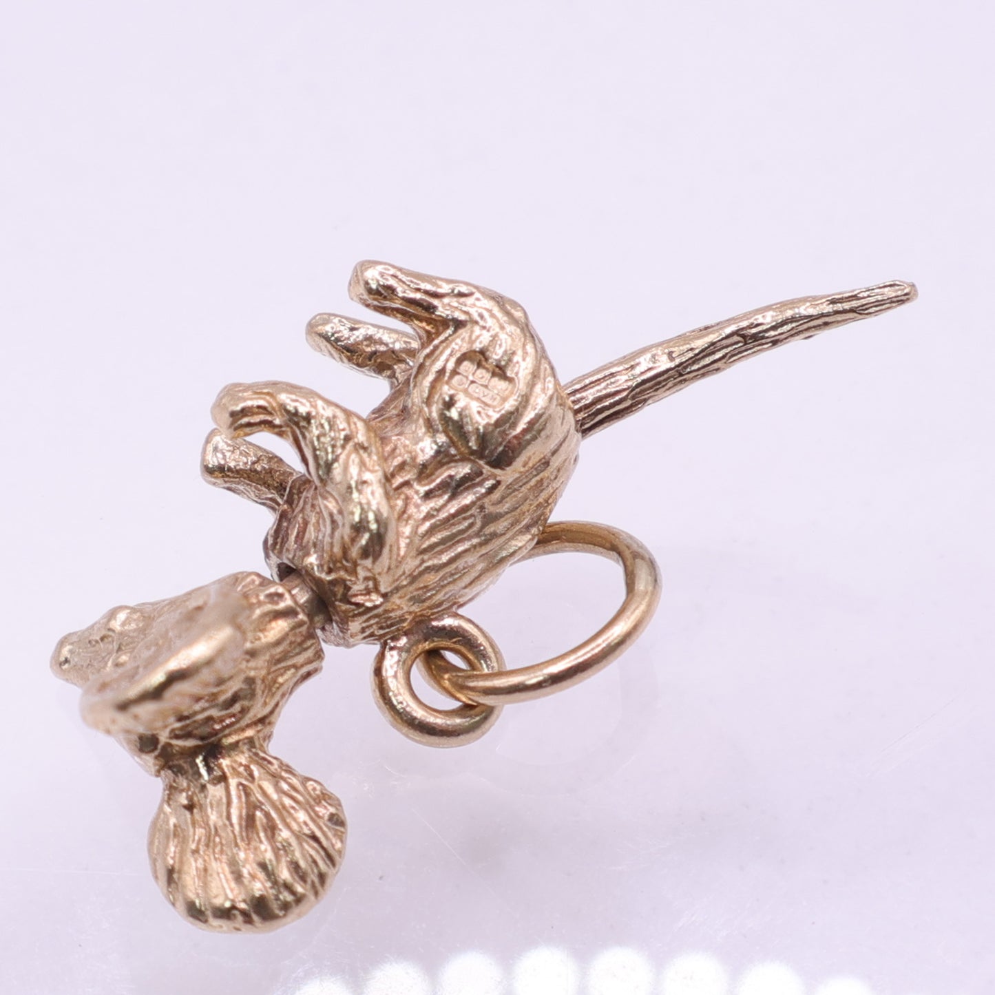Second Hand 9ct Yellow Gold Mouse Charm Pendant