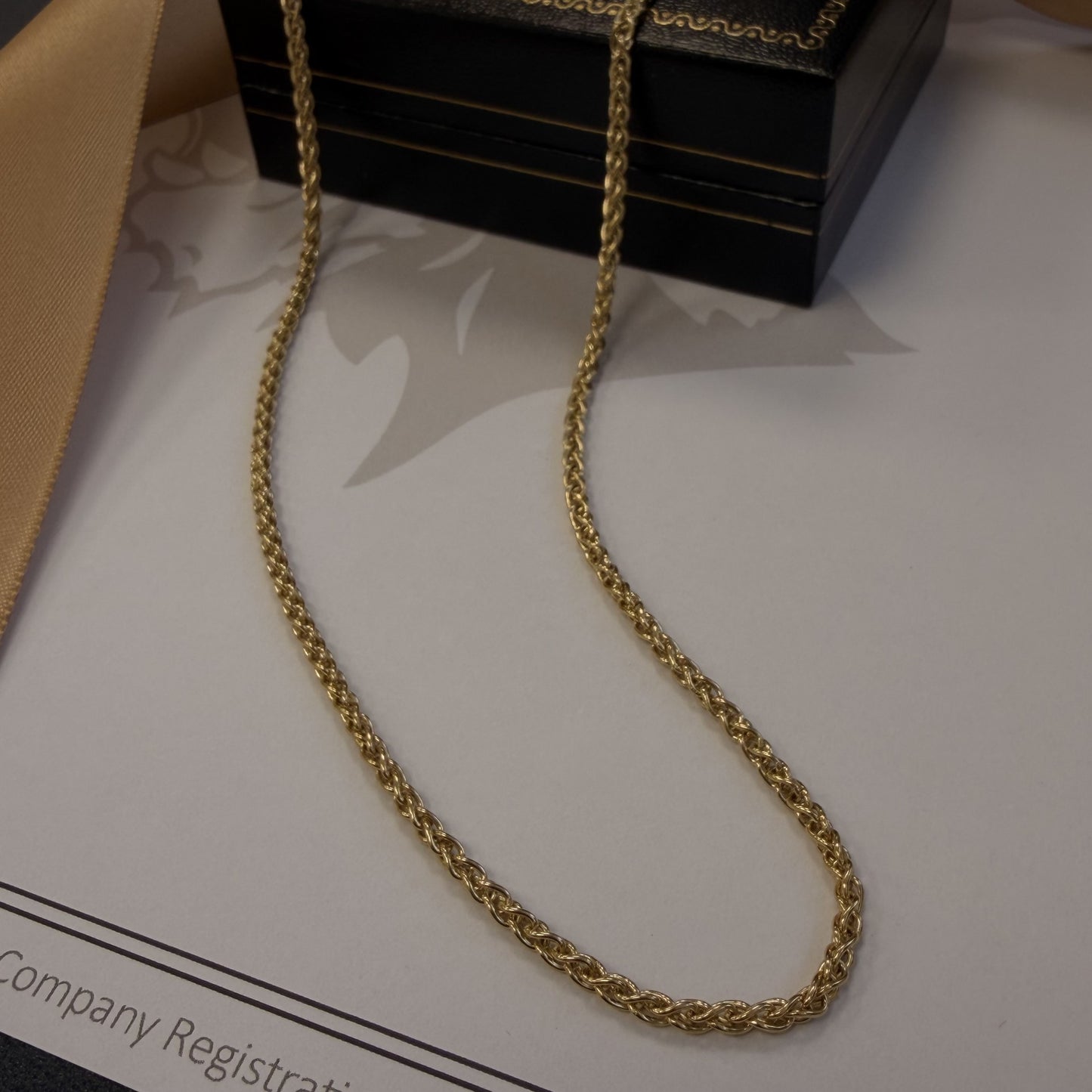9ct Yellow Gold Chain Necklace - 20 Inch