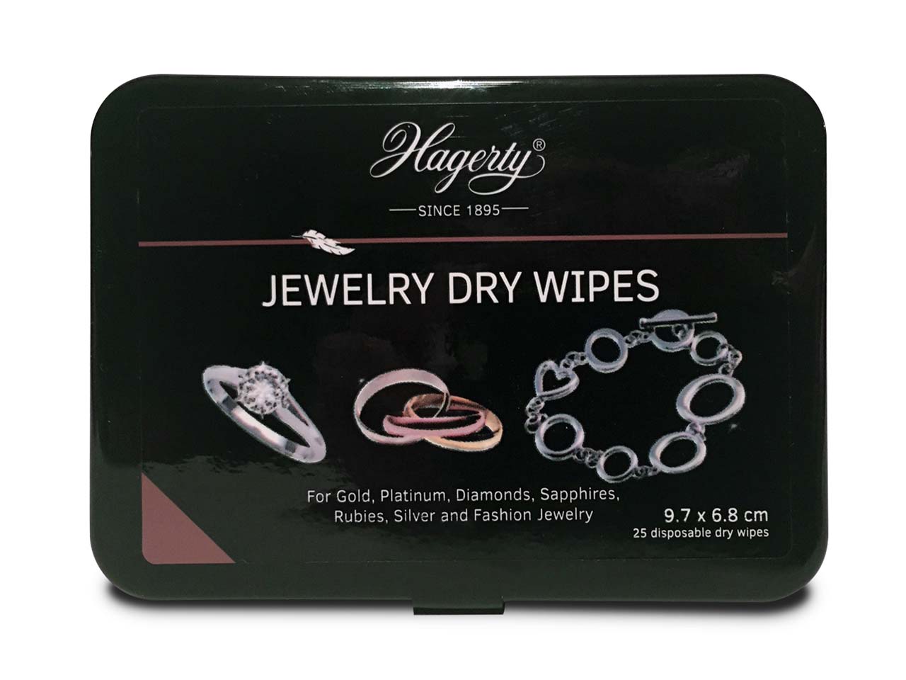 Hagerty Jewellery Dry Wipes Pack of 25