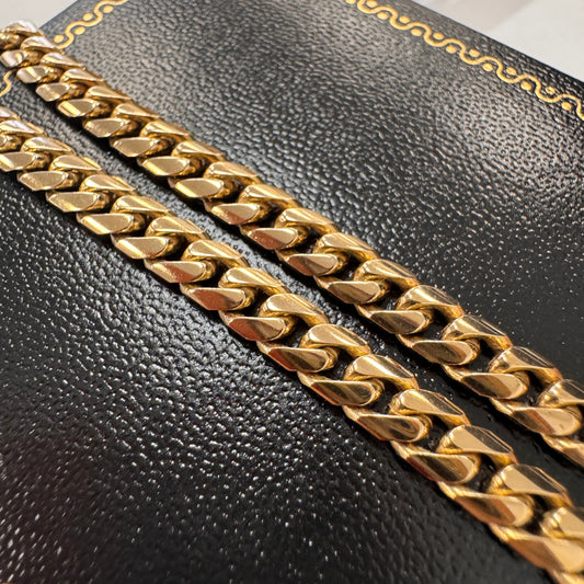 9ct Gold Curb Chain 18 Inch