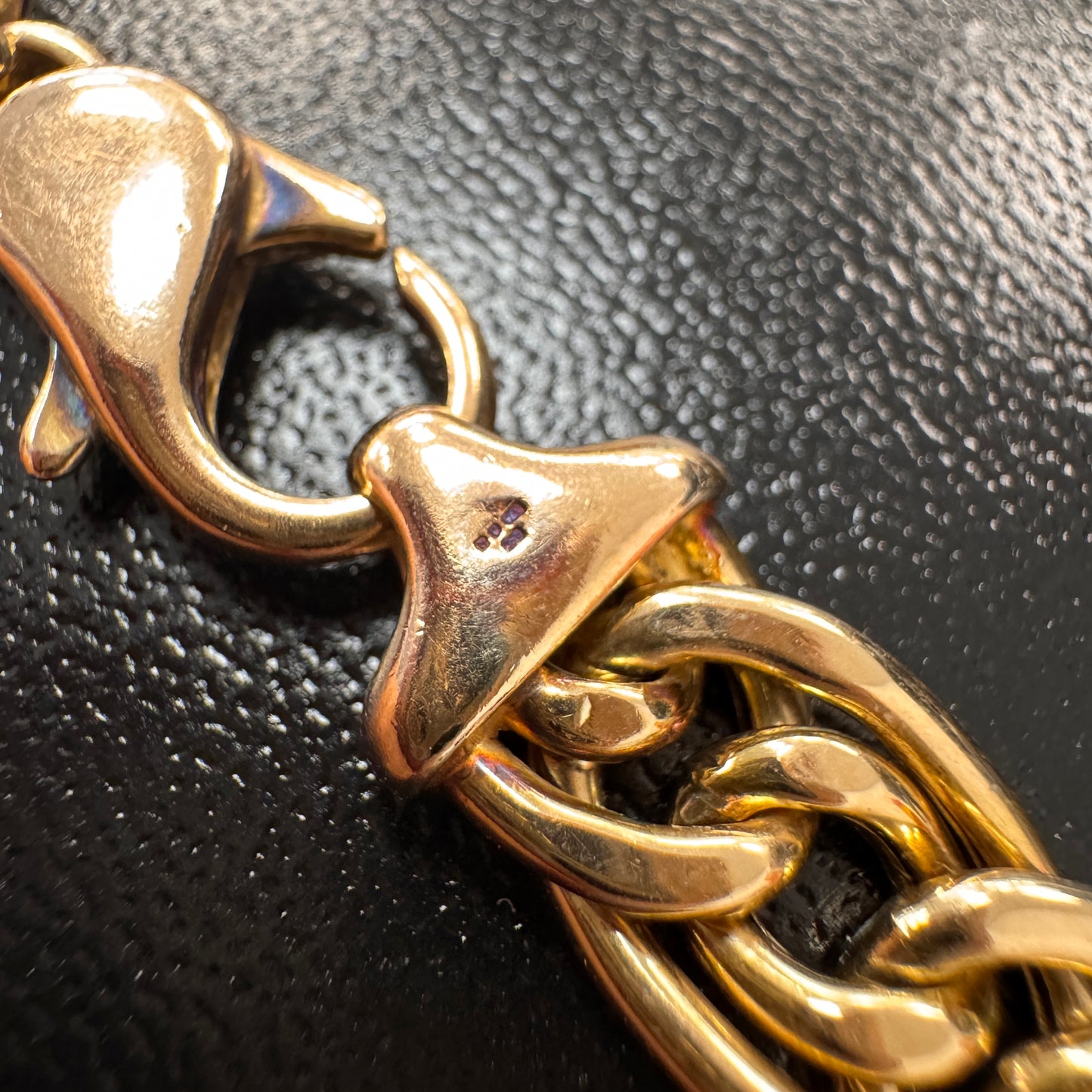 9ct Gold Double Curb Chain 18 Inch
