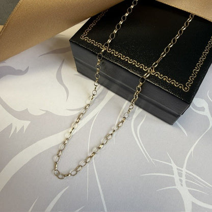 9ct Yellow Gold Belcher Chain 3mm - 20 Inch