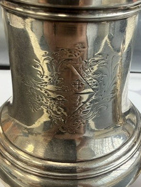 Early Georgian Solid Silver Sugar Caster – Samuel Wood – London 1746 – 391.7g