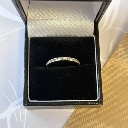 9ct Gold Diamond Half Eternity Ring