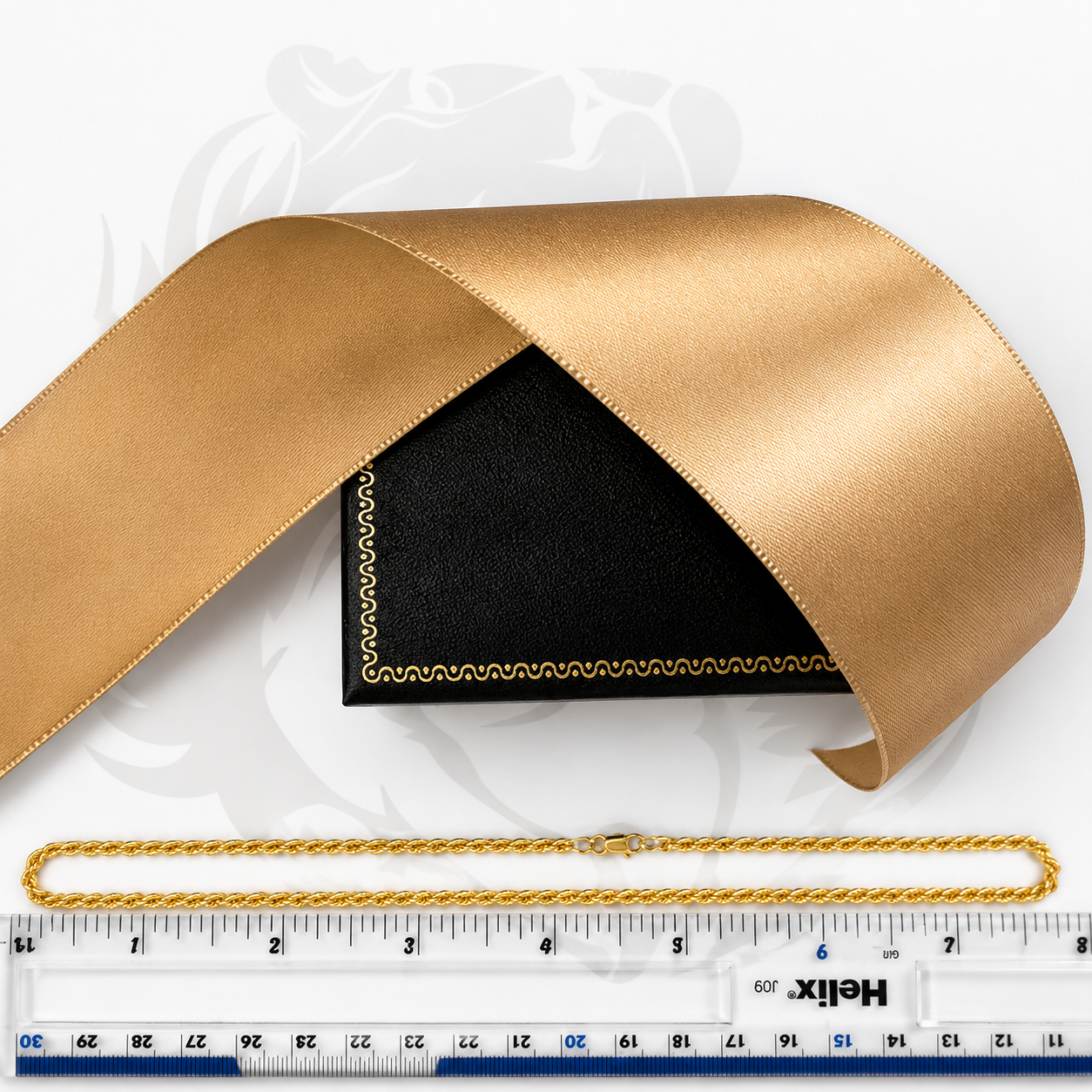 9ct Gold Rope Chain Solid Gold - 18 Inch