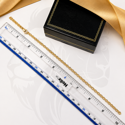 9ct Yellow Gold Belcher Chain Solid Gold - 20 Inch