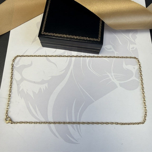 9ct Yellow Gold Belcher Chain Solid Gold - 20 Inch