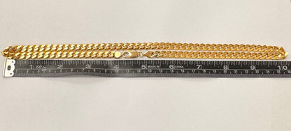 18ct Yellow Gold Solid Curb Chain - 20 Inch – view 6