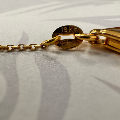 18ct Yellow Gold Triple-Strand Beaded Necklace - 18 Inch – view 6