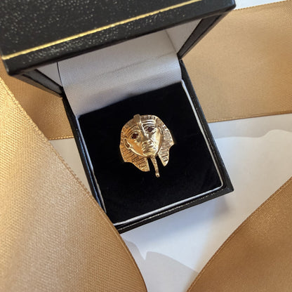 9ct Yellow Gold Ruby Pharaoh Ring