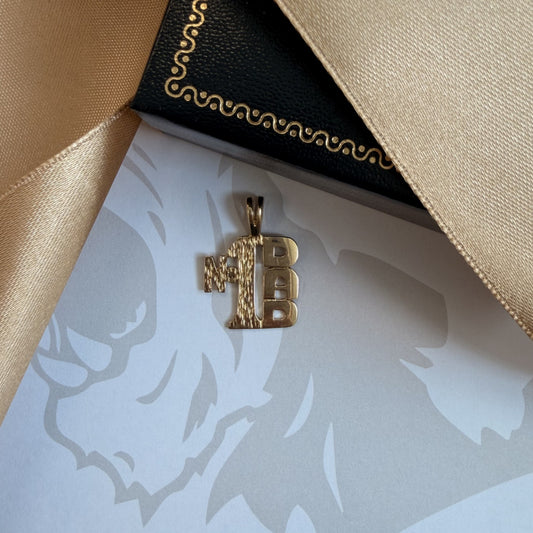 9ct Gold No. 1 Dad Pendant