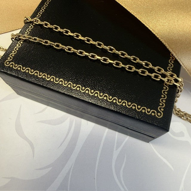 9ct Yellow Gold Belcher Chain Solid Gold - 20 Inch