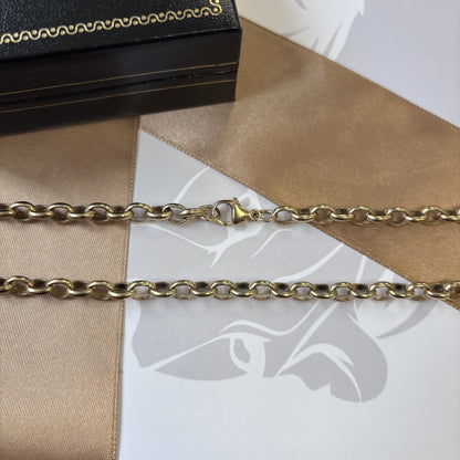 9ct Gold Belcher Chain – 20 Inch
