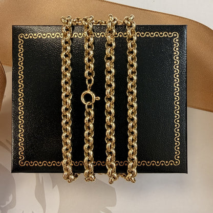 9ct Yellow Gold Belcher Chain - 26 Inch