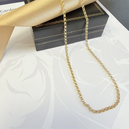 9ct Gold Extra Long Belcher Chain - 24 Inch