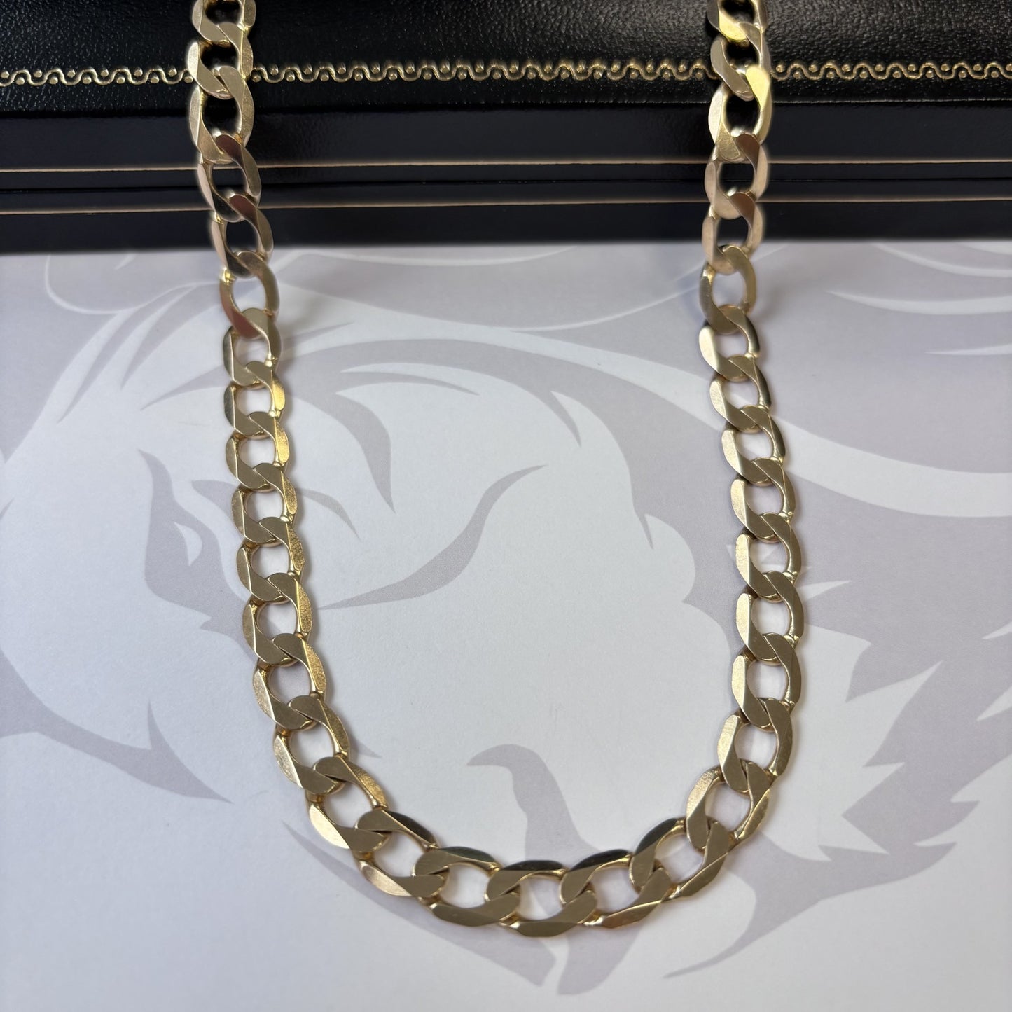 9ct Gold Curb Chain Solid Gold – 20 Inch