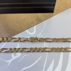 9ct Gold Figaro Chain Solid Gold – 24 Inch