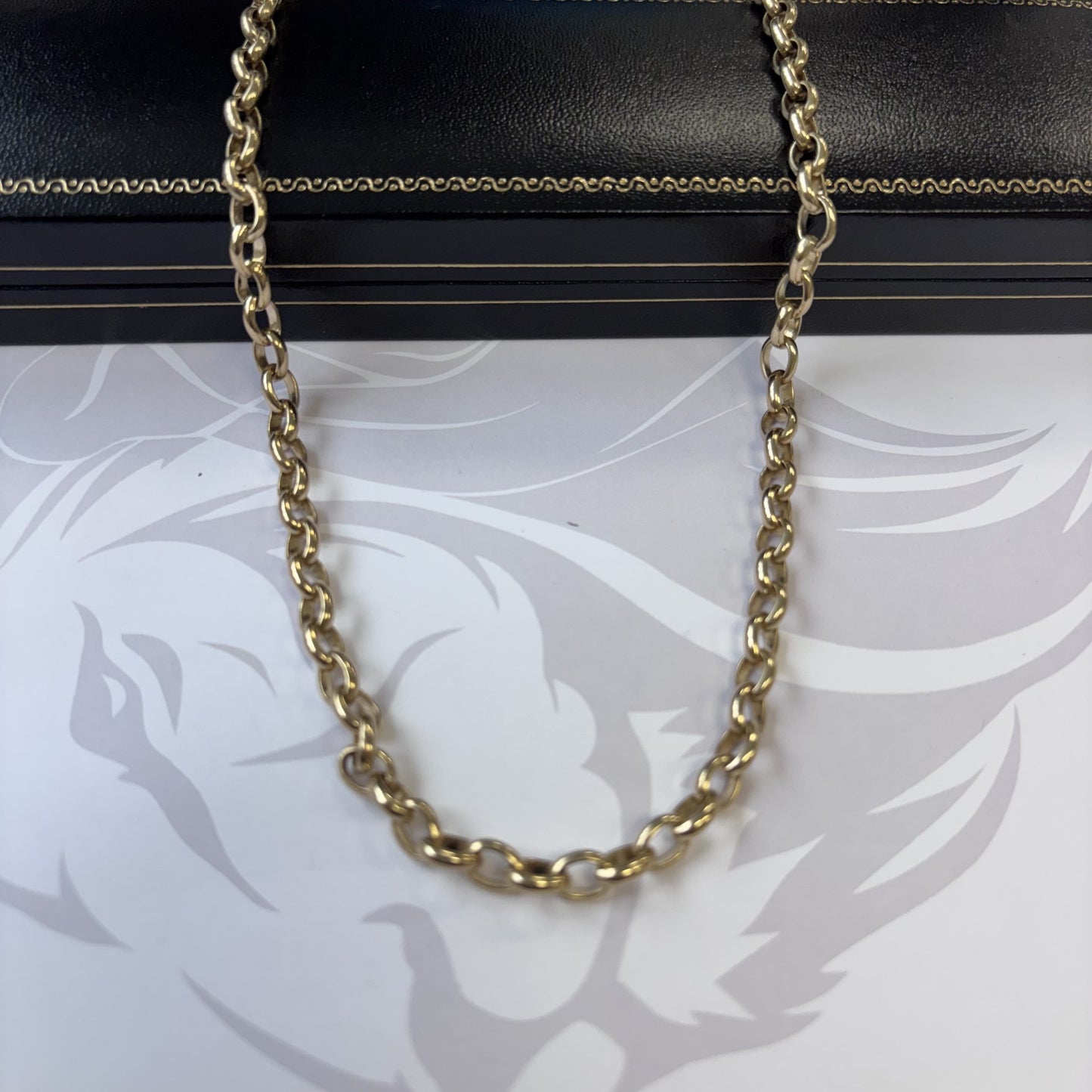 9ct Gold Belcher Chain – 20 Inch