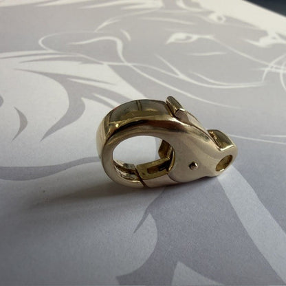 9ct Yellow Gold Extra Large Trigger Lobster Fastener - 25mm