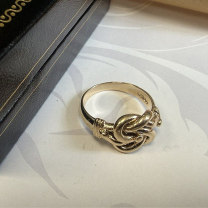 9ct Yellow Gold Knot Ring Solid Gold