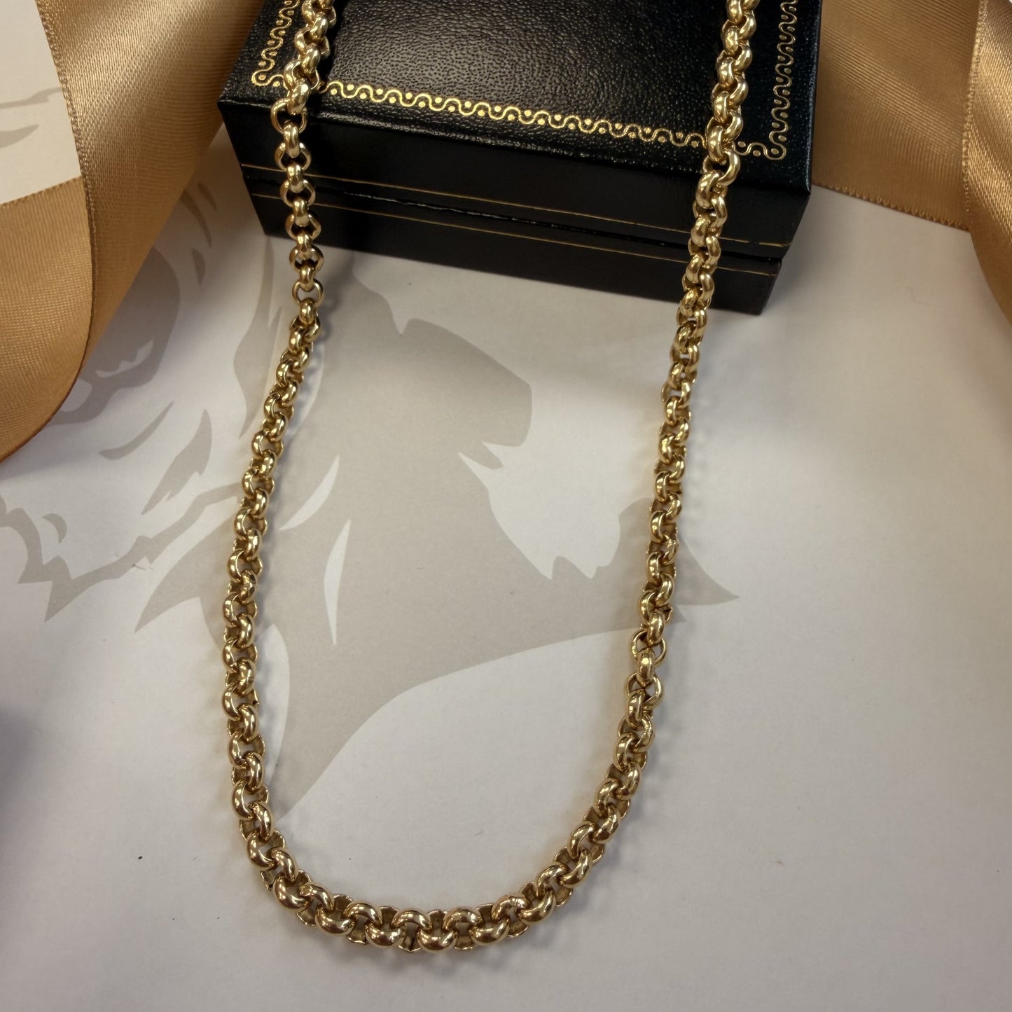 9ct Yellow Gold Belcher Chain - 26 Inch