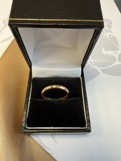 22ct Yellow Gold Wedding Ring 2.5mm D-Shaped