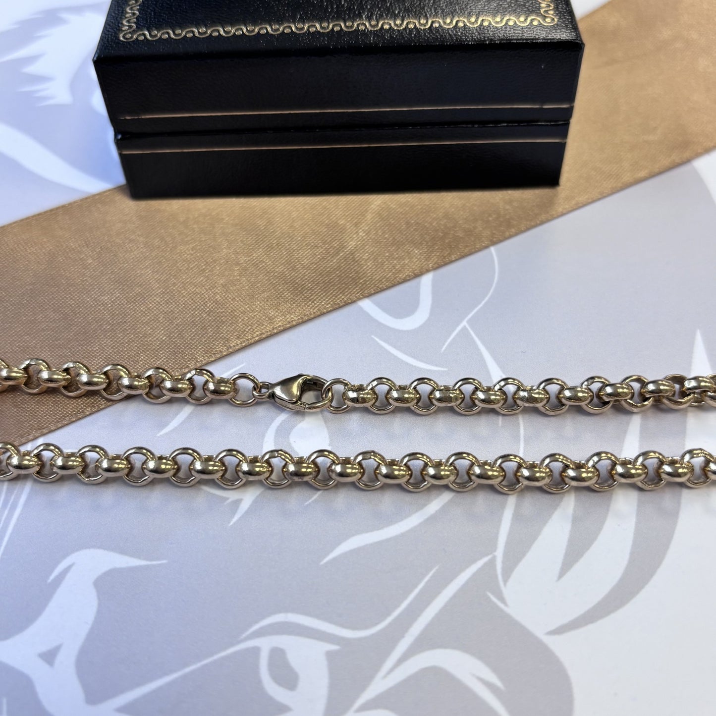 9ct Gold Belcher Chain – 20 Inch