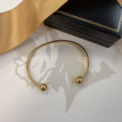 9ct Yellow Gold Torque Bangle
