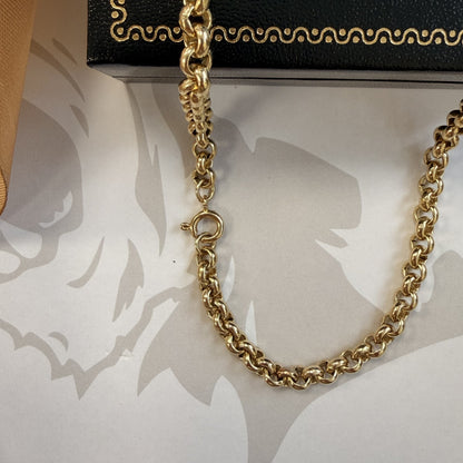 9ct Yellow Gold Belcher Chain - 26 Inch