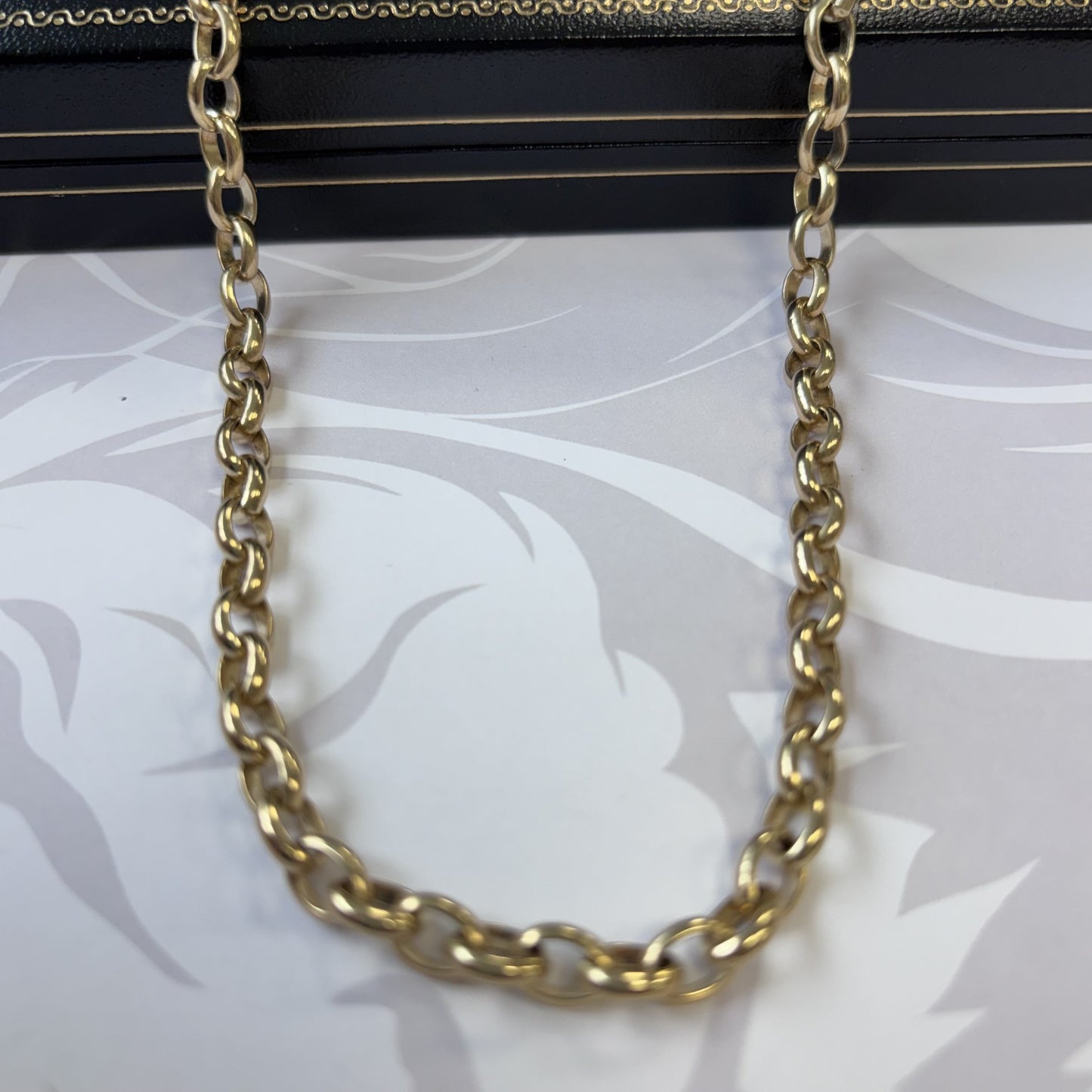 9ct Gold Belcher Chain – 20 Inch