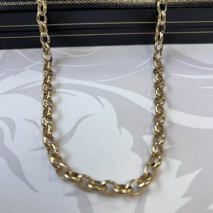 9ct Gold Belcher Chain – 20 Inch
