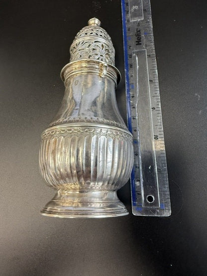 Rare Antique Queen Anne Britannia Silver Sugar Caster Charles Adam London 1707